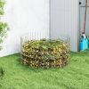 Garden Composter Ø39.4"x19.7" Galvanized Steel
