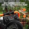 VEVOR Greenhouse Heater, 1500W Fast Heating with Overheat Protection, 2-Speed Setting Small Grow Tent Heater