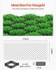 Ground Grid 3-Inch Depth Geocell Grid 17.06x8.86 FT / 5200x2700 mm for Gravel