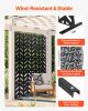 Metal Privacy Screen 47" x 72" Freestanding Outdoor Privacy Screens for Patio