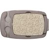 Outdoor Rolling Garden Scooter with Wheels & Pull Strap, Light Taupe, 14.5 in D x 24.25 in H x 13.5 in W