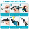 4 in 1 Cordless Pruning Shear and Electric Chainsaw With Max 5.5FT Extension Poles 4'/6' Pole Saw SK5 Blade Brushless Pruning Shear With 2Pcs 3.0Ah Ba