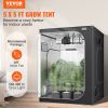 VEVOR 5x5 Grow Tent, 60'' x 60'' x 80'', High Reflective 2000D Mylar Hydroponic Growing Tent with Observation Window