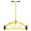 55 Gallon Drum Dolly 1pk - 1200 lb Capacity Oil Barrel Drum Roller Cart - Low Profile Steel Oil Drum Caddy